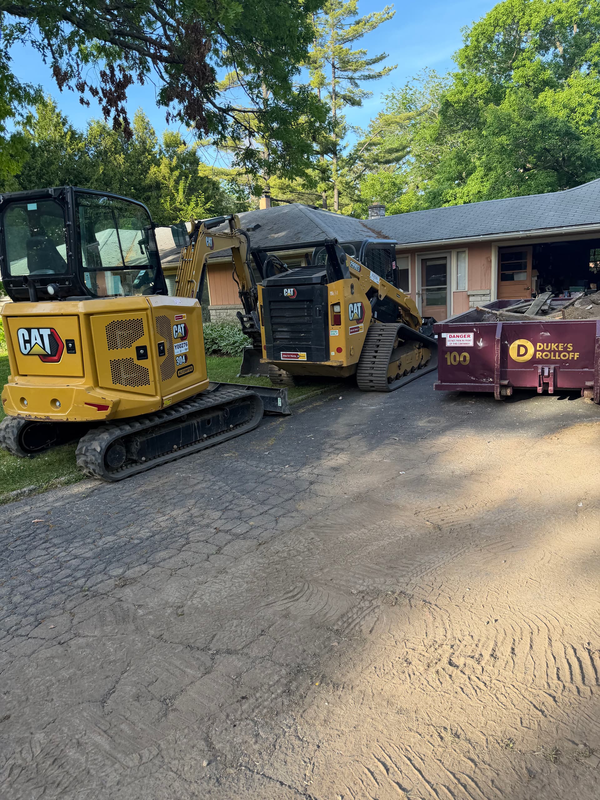 Home Demolition Underway in Ingleside