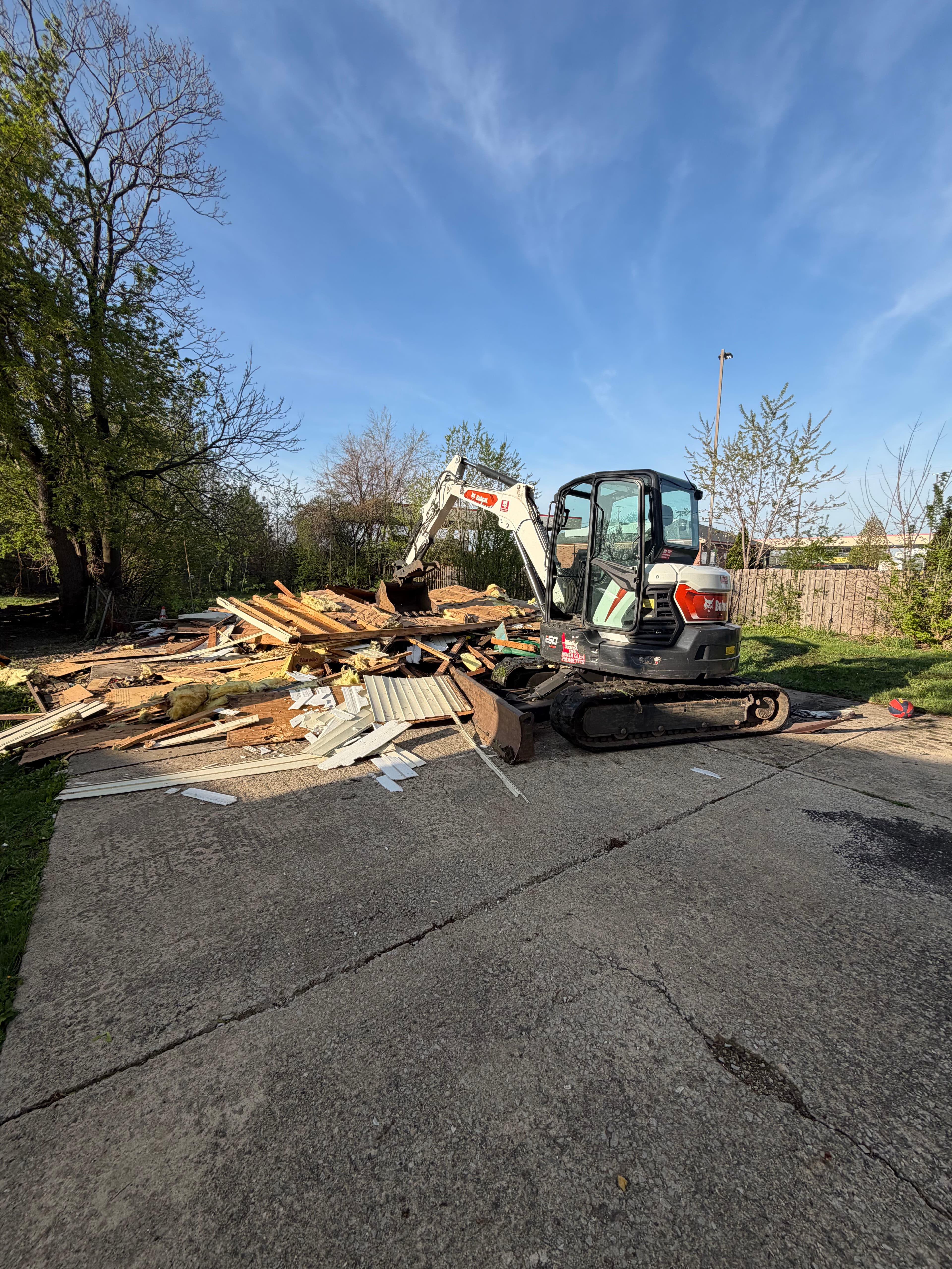 Project Garage Demolition Done Right in Cook County Illinois image