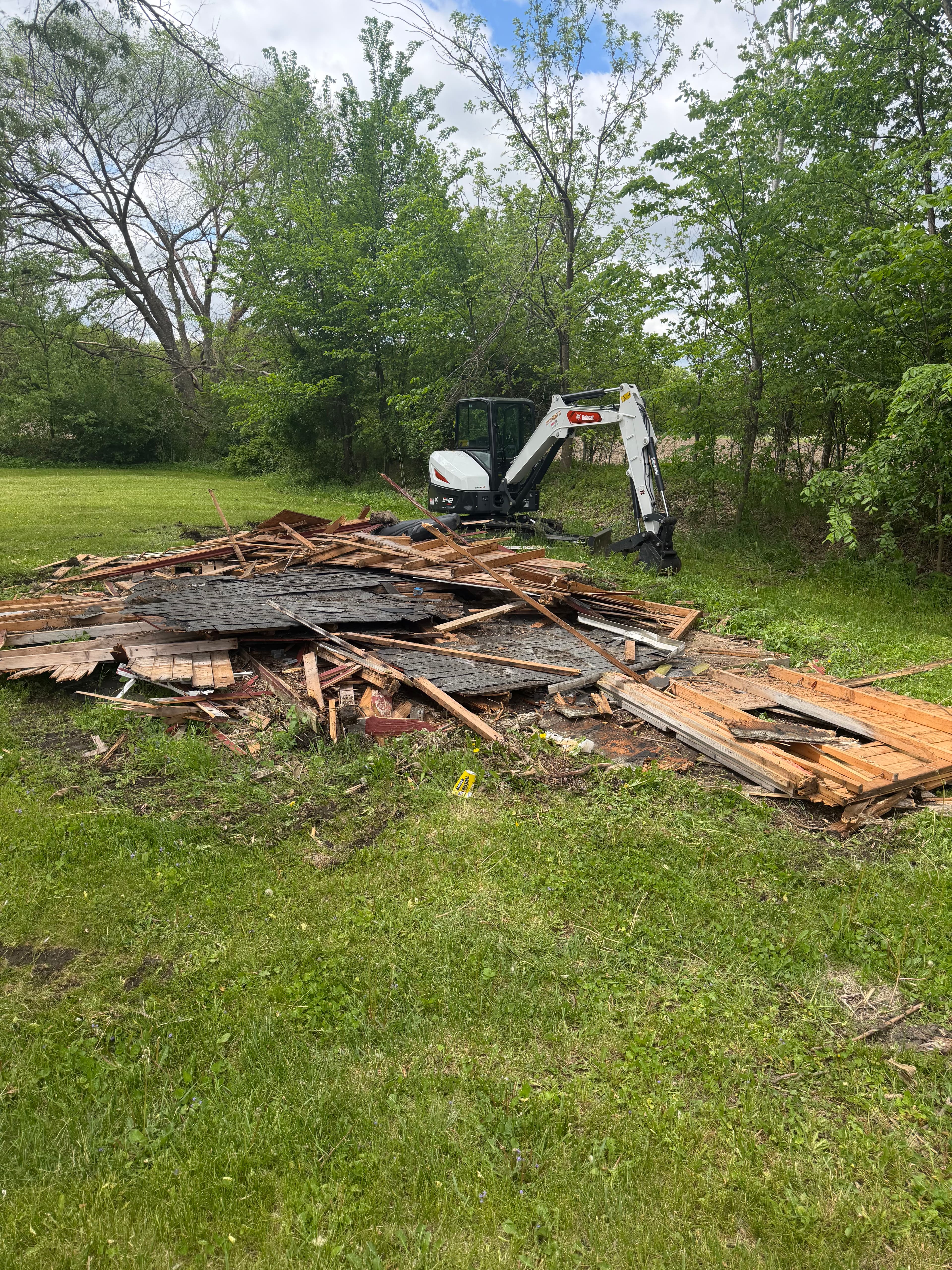 Project Small Barn Demo Done Right in Salem Lakes WI image
